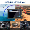 ONERugged M80T Rugged Tablet, 8 Inch  Android Industrial  PC, 550 Nits, IP65 Waterproof, 10000mAh Battery,  NFC/Barcode Scanner