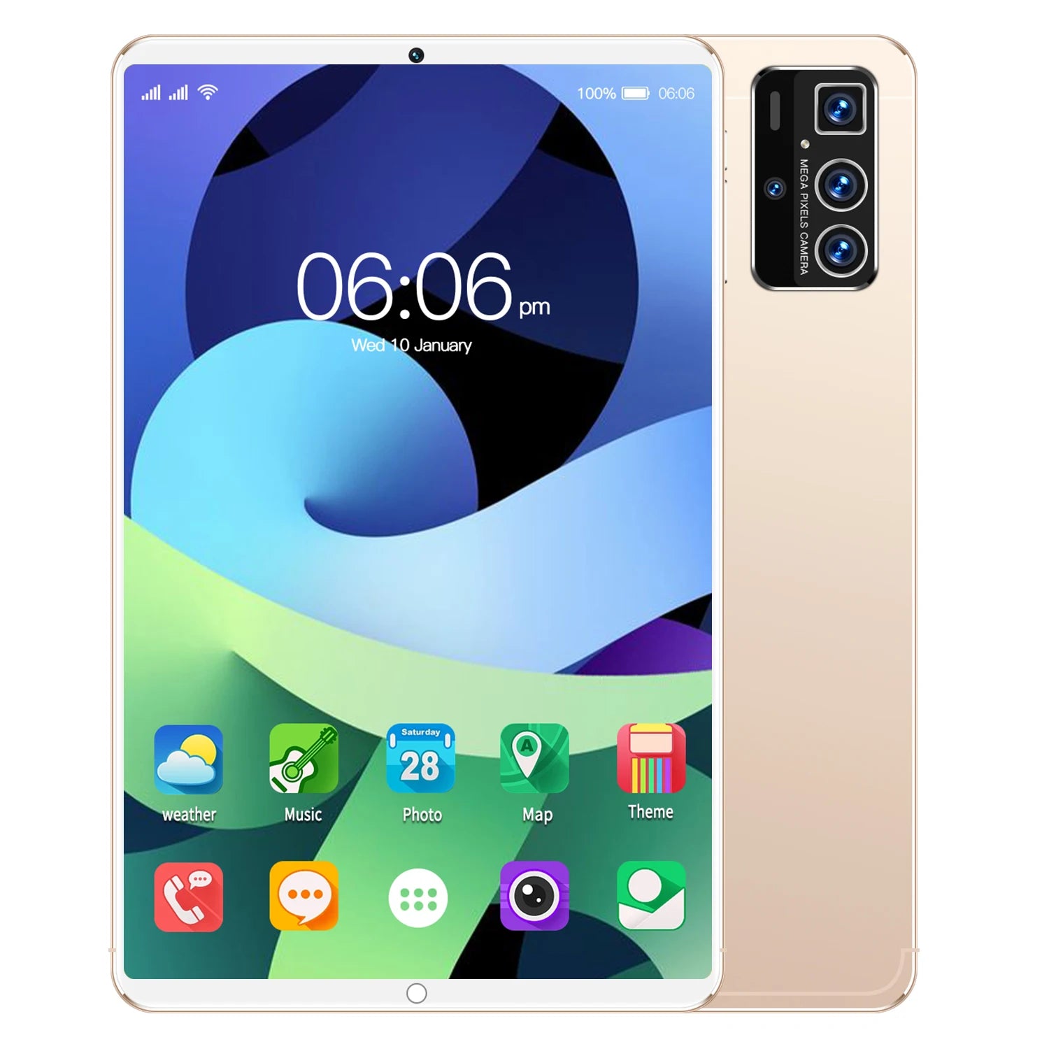 12 Inch Dual SIM Android Tablet  16GB+1TB 14 Pro Pro Branded Educational Phone Call Feature