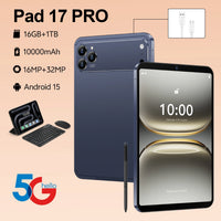 Global Version 5G Pad 17 Pro Max 10.1Inch Android Tablet 16GB+1TB 10000mAh Battery