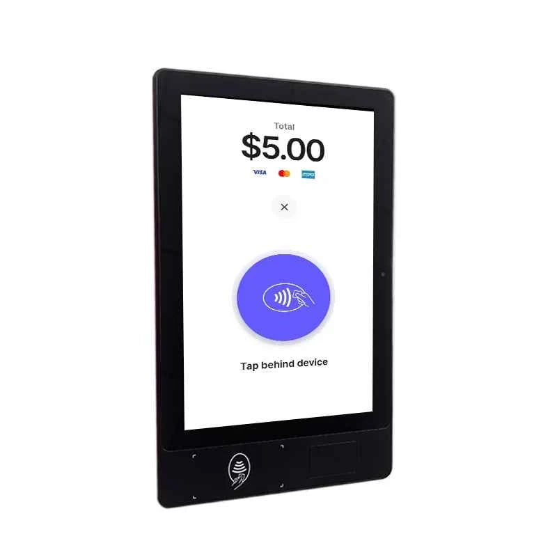 New Design Android 14 OS Android Front NFC Tablet 10.1 Inch Android Tap to Pay Tablet PC with Rfid Reader NFC Pos Tablette H101