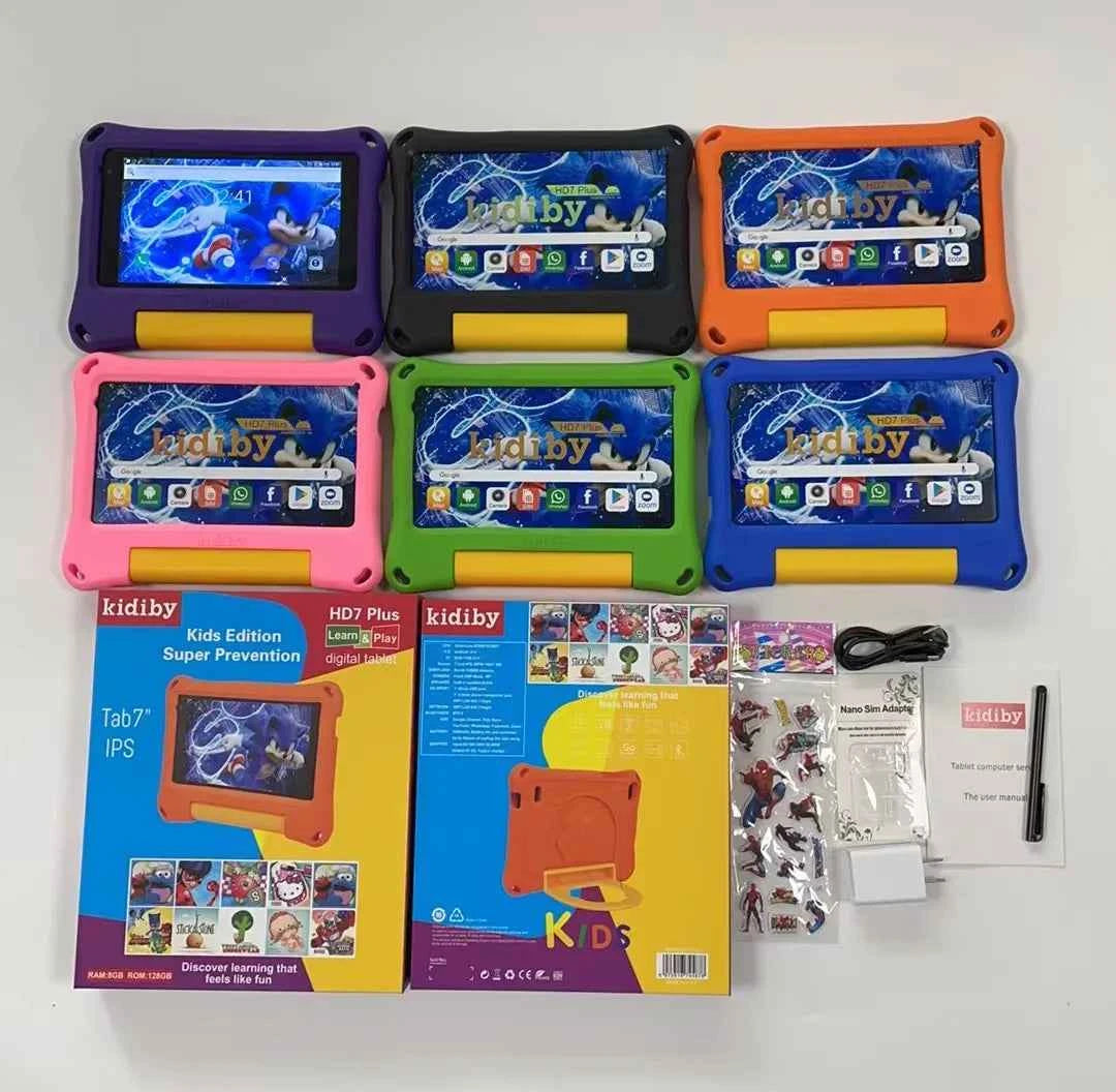 Hot Selling Tablets 7 Inch Android 9.0 Sim Card Children Learning Tablette Pour Enfant Kids Tabletta Educational