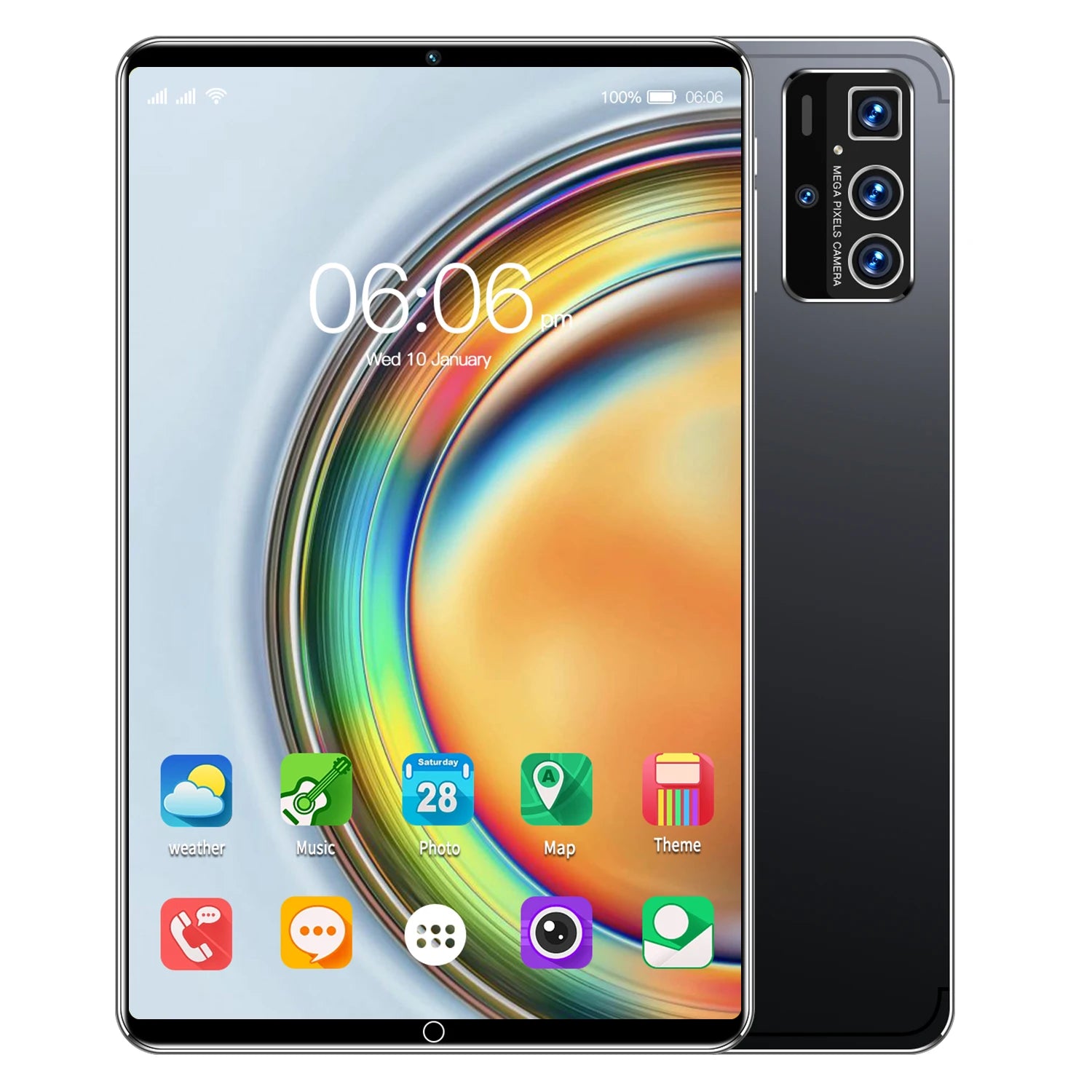 12 Inch Dual SIM Android Tablet  16GB+1TB 14 Pro Pro Branded Educational Phone Call Feature