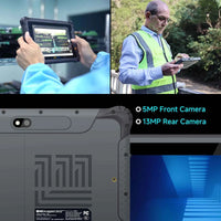 ONERugged M80T Rugged Tablet, 8 Inch  Android Industrial  PC, 550 Nits, IP65 Waterproof, 10000mAh Battery,  NFC/Barcode Scanner
