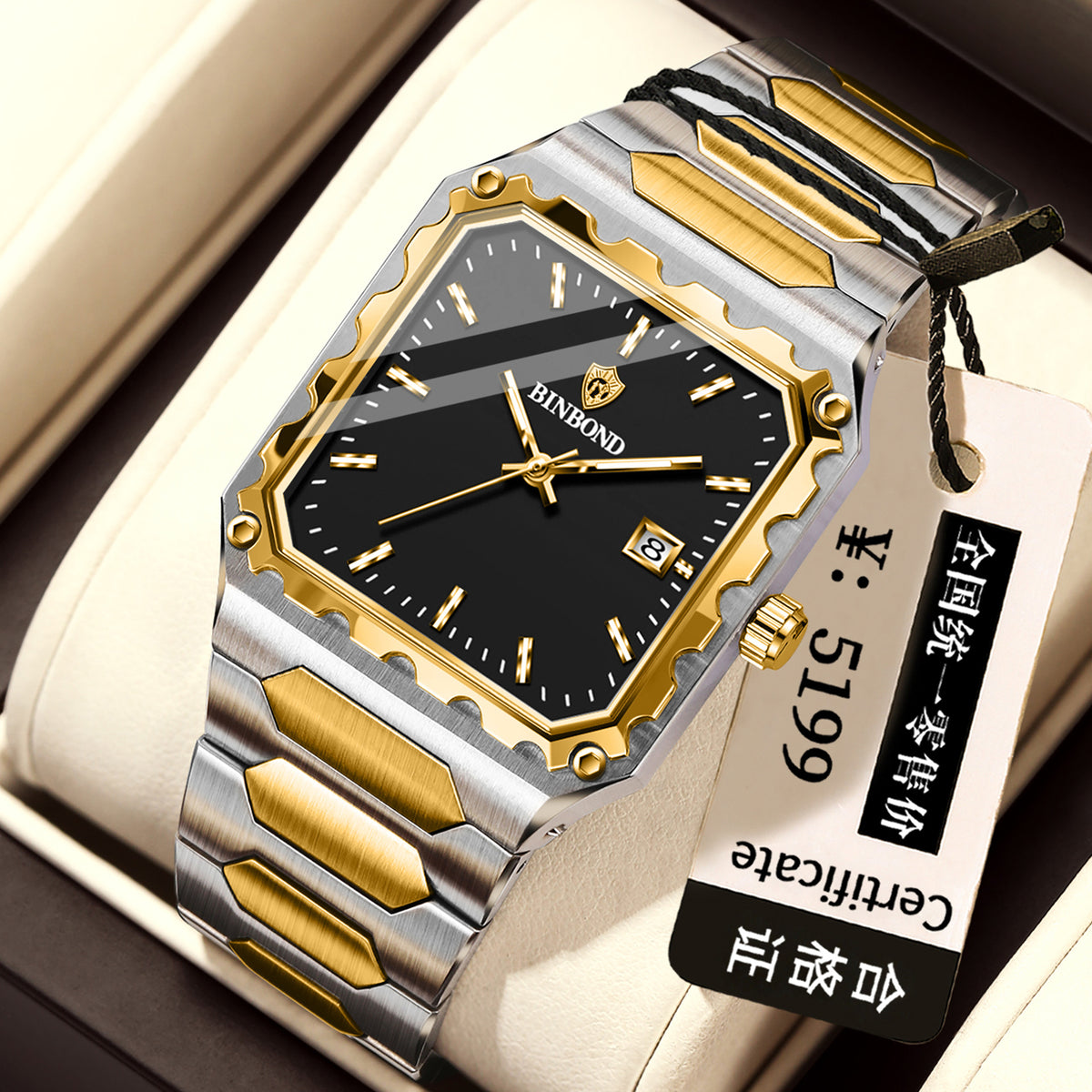 Gold-black surface