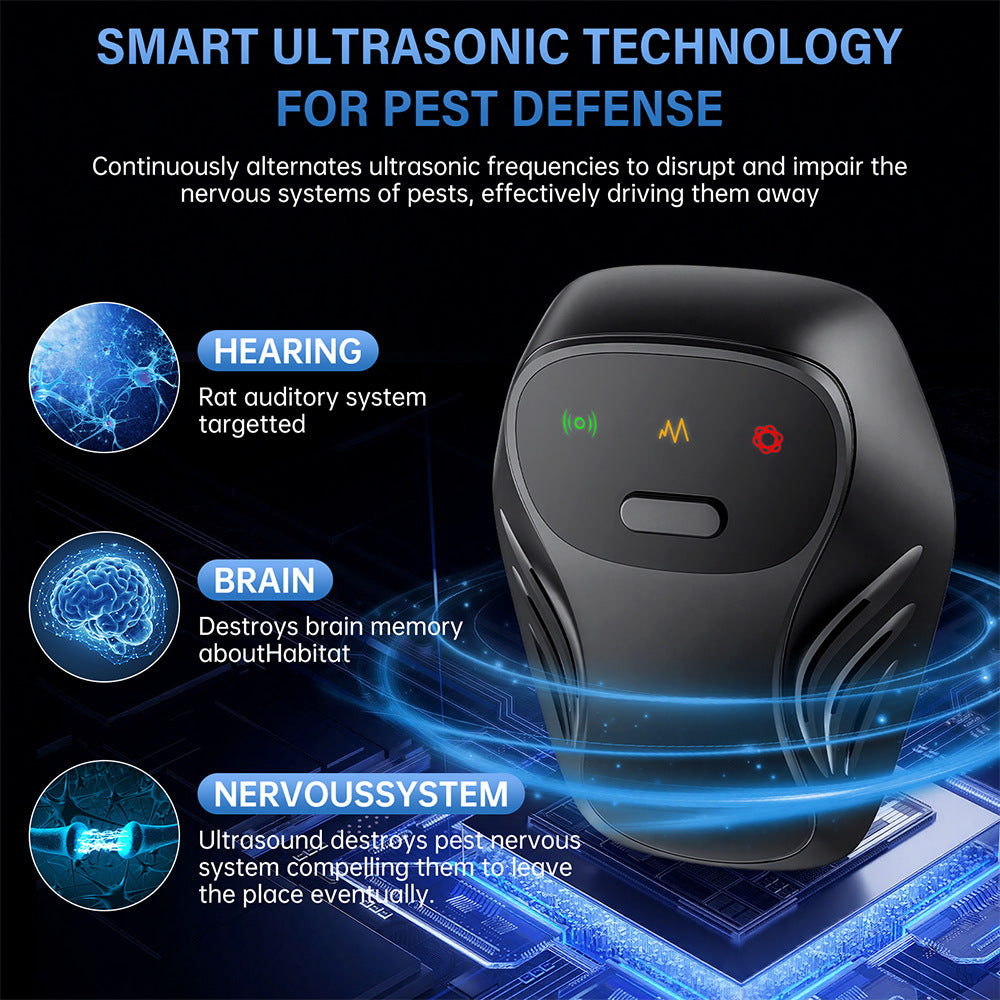In 2026, the new three-speed inverter ultrasonic mosquito repellent, multi-functional insect repellent, and rat repellent are explosive in cross-border foreign trade