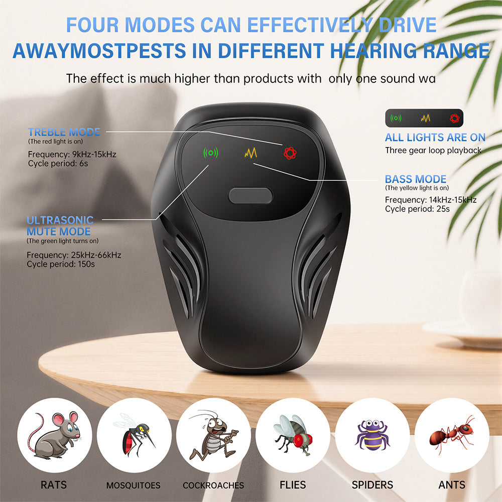 In 2026, the new three-speed inverter ultrasonic mosquito repellent, multi-functional insect repellent, and rat repellent are explosive in cross-border foreign trade