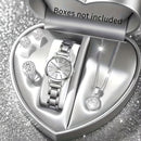 Women's Quartz Watch & Jewelry Set