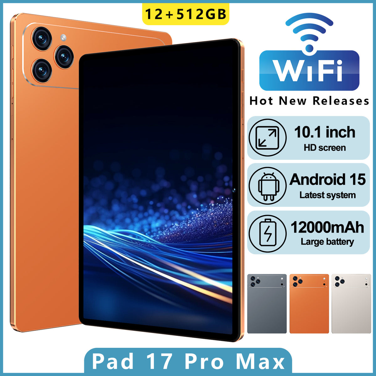 EU[Not available for domestic use] / Pad 17 ProMax Orange [12+512G]