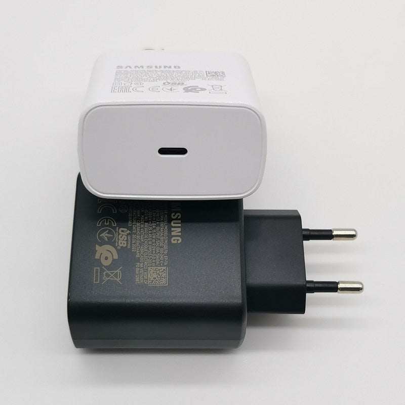 45W USB-C Fast Charger — Travel Adapter + 1m Cable (US/EU/UK)