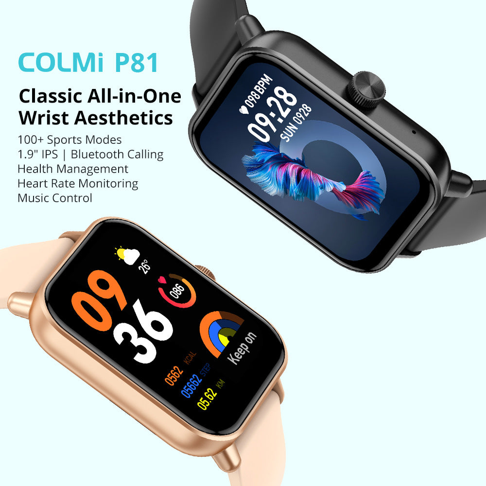 COLMI P81 Ultra Smartwatch — 1.9" Display, Bluetooth Calling & Health Tracking