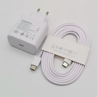 45W USB-C Fast Charger — Travel Adapter + 1m Cable (US/EU/UK)