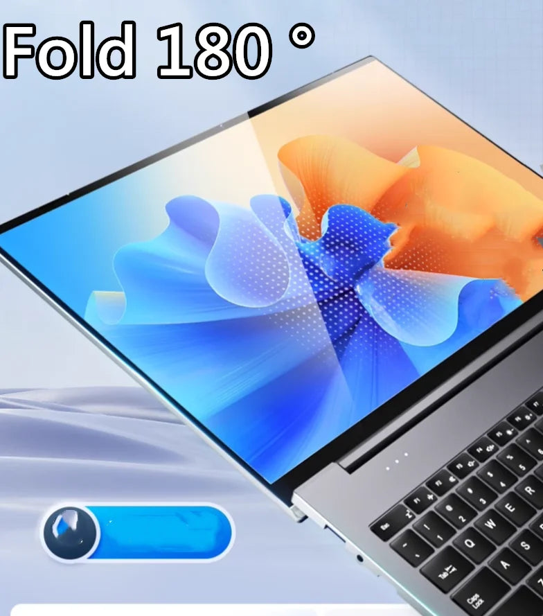 15.6" Laptop — Intel Celeron N5095, 8GB RAM, 128GB SSD, FHD