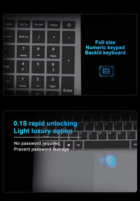 15.6" Gaming Laptop – Intel Core i9 or i3 | 16GB RAM | FHD IPS | Fingerprint | Backlit KB | Windows 11
