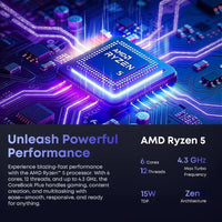 CHUWI CoreBook Plus 16" — Ryzen 5, 16GB RAM, 512GB SSD Metal Laptop