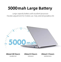 2025 Office Laptop Windows 11 Intel Atom x7 A3950 Notebook PC Gamer 12GB RAM 512GB 1TB SSD 1920*1080 Office Computer