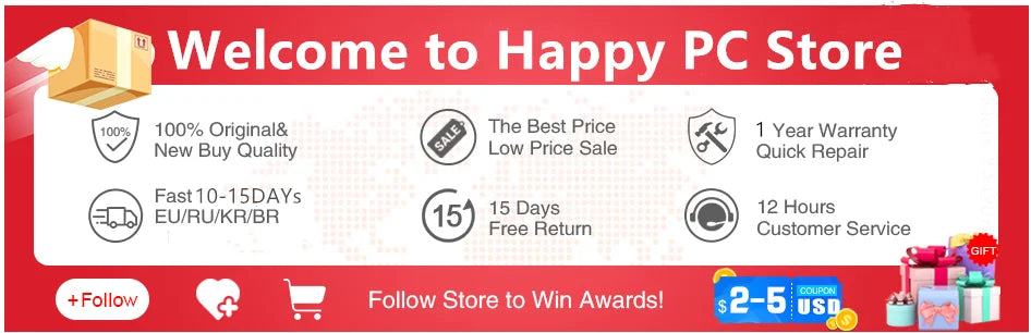 15.6 INCH Windows 10 Home 64 Bit Laptop PC 8GB DDR4 RAM 256GB SSD ROM Intel Celeron J4125 CPU 1920*1080 IPS 2×USB 3.0