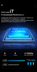 Ninkear N16Pro Laptop 16 inch 2.5K 120Hz Intel Core i7-12700H WiFi 6 16GB RAM 1TB SSD Laptop Windows 11 Notebook Office Computer
