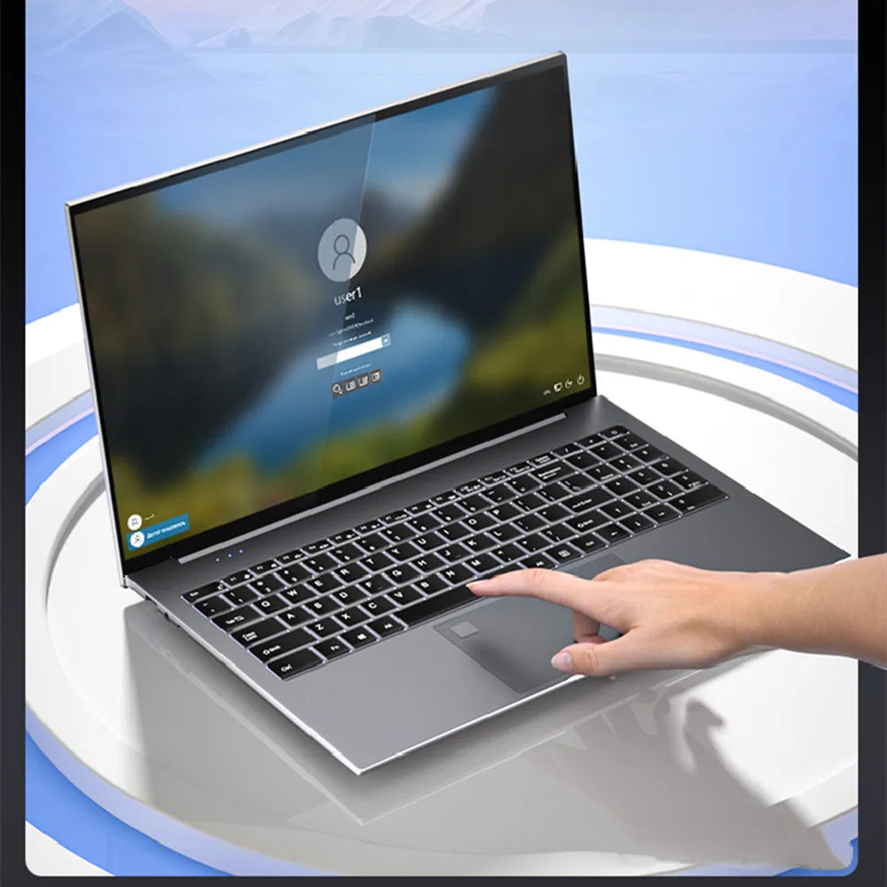 15.6" Laptop — Intel Celeron N5095, 8GB RAM, 128GB SSD, FHD