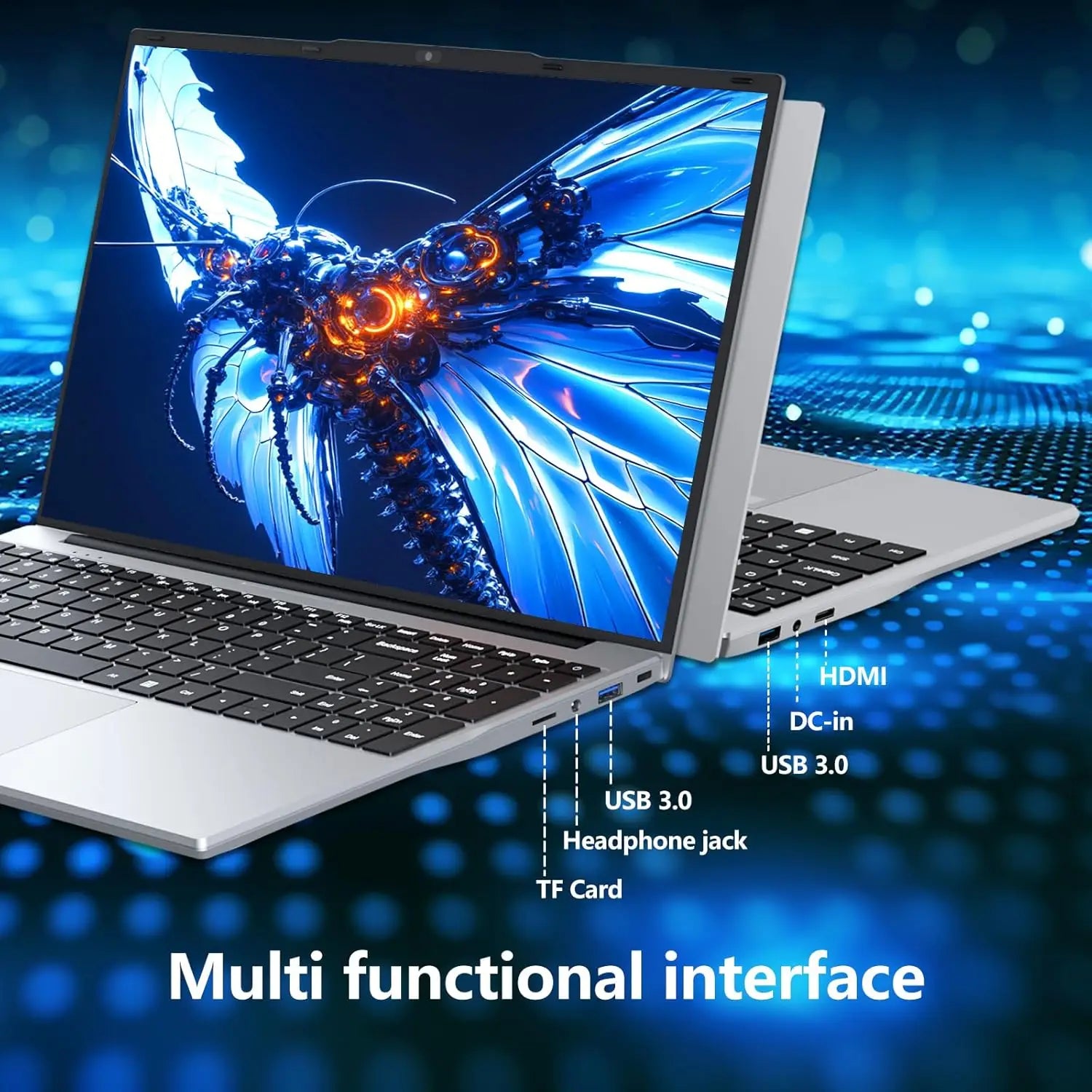 15.6" Intel Core i9 Gaming Laptop – 16GB RAM | FHD IPS | Fingerprint | Windows 11 | Metal Build