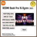 Xiaomi Laptop REDMI Book 14 /REDMI Book 16 R5-7535H/R7-7735H 16G 512G SSD Thin Notebook Game Office Design Laptop
