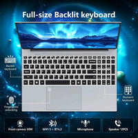 15.6" Intel Core i9 Gaming Laptop – 16GB RAM | FHD IPS | Fingerprint | Windows 11 | Metal Build