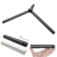 Metal Mini Desktop Tripod with 1/4 Inch Screw Stand for Smooth 4 DSLR Camera Video Camcorder Aluminum Alloy Holder With Wrench
