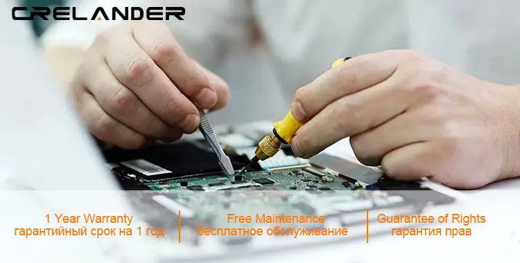 CRELANDER YG14D Dual Screen 2-in-1 Laptop – 14"+14" 2K Touch | Intel N95/N100 | Up to 32GB | RGB Backlit | 360° Flip