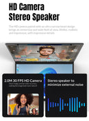 CRELANDER Dual-Screen Laptop — 14"+14" 2K Touch, 2-in-1 360° Flip, Intel N95/N100