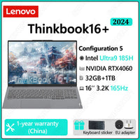 Lenovo ThinkBook 16+ 2024 – Intel Ultra 9 | 32GB DDR5 | 1TB SSD | 3.2K 165Hz | Intel ARC | Thunderbolt 4
