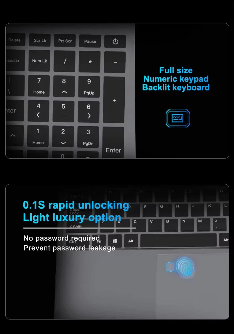 15.6" Ultra Slim Laptop – Intel Core i7-6500U | 16GB DDR4 | Up to 2TB SSD | Win 11