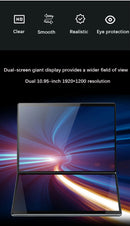 GLF-S2 Dual-Screen Laptop — Twin 10.9" Touch, Intel i3-1215U/N100, 2-in-1