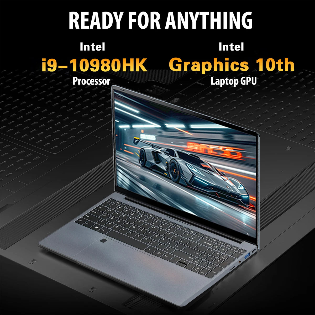 ACEKAMAS 15.6" Gaming Laptop – Intel Core i9-10980HK | 16GB DDR4 | IPS FHD | Fingerprint | Windows 11 Pro