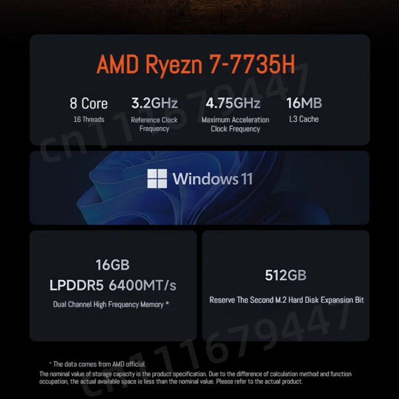 RedmiBook 14 / 16 — Ryzen 5/7, 16GB RAM, 512GB SSD (International Model)