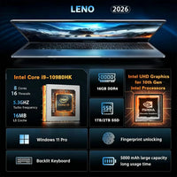 LENO 2026NEW15.6"Laptop Computer Intel Core i9 10980HK 16GB DDR4 1TB SSD Windows 11 Pro Gaming Notebook PC Portable Laptops