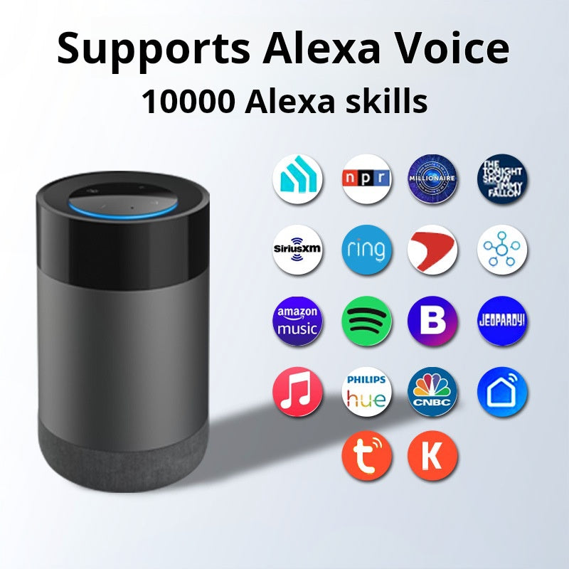AI voice interaction 9 languages voice smart speaker Tuya Smart Alexa